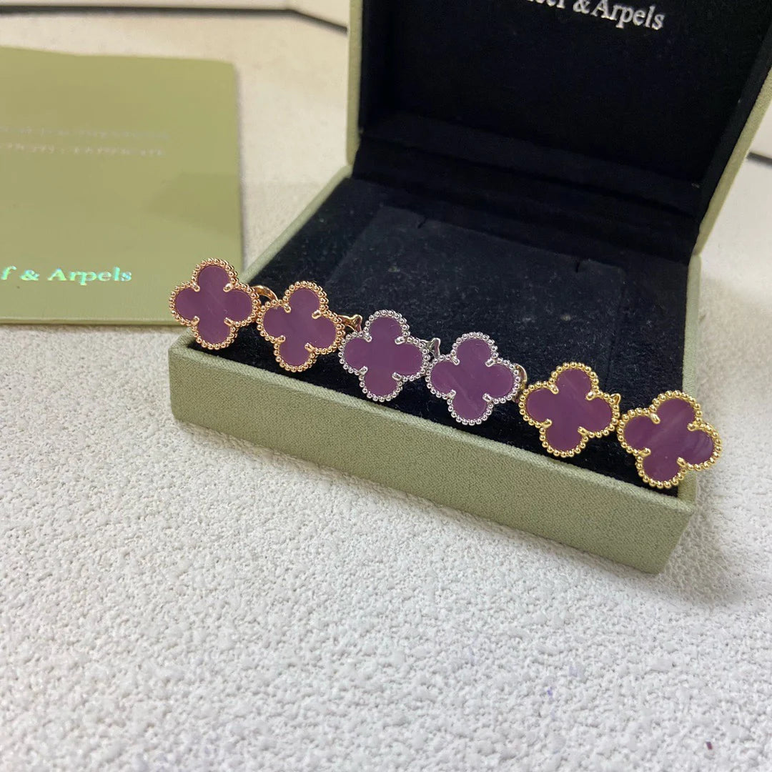 [Eternal Jewelry]2025 NEW VIOLET STUD EARRINGS