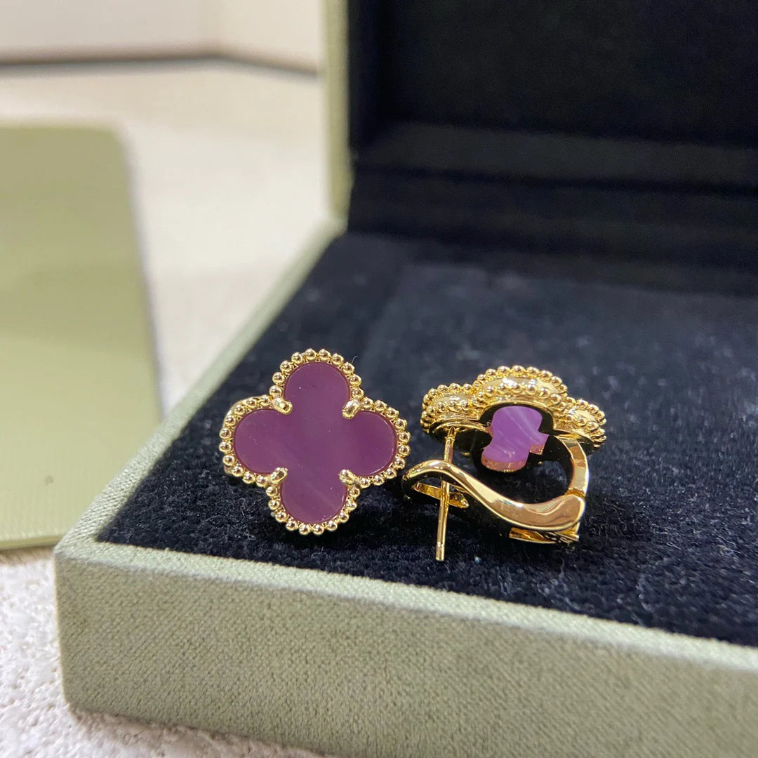 [Eternal Jewelry]2025 NEW VIOLET STUD EARRINGS