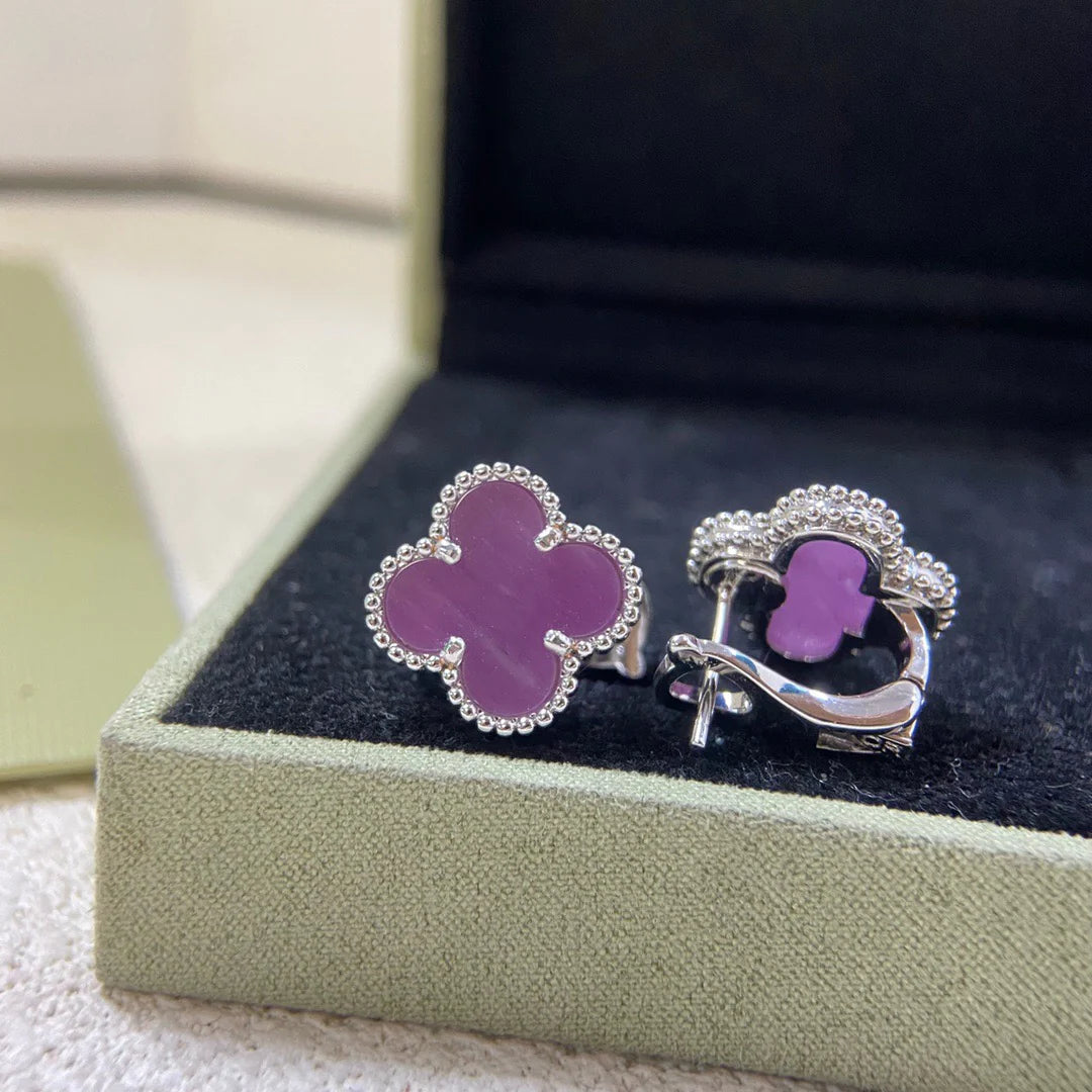 [Eternal Jewelry]2025 NEW VIOLET STUD EARRINGS