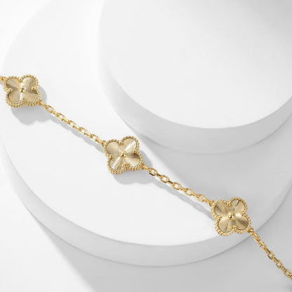 [Eternal Jewelry]CLOVER 10 MOTIFS LASER NECKLACE