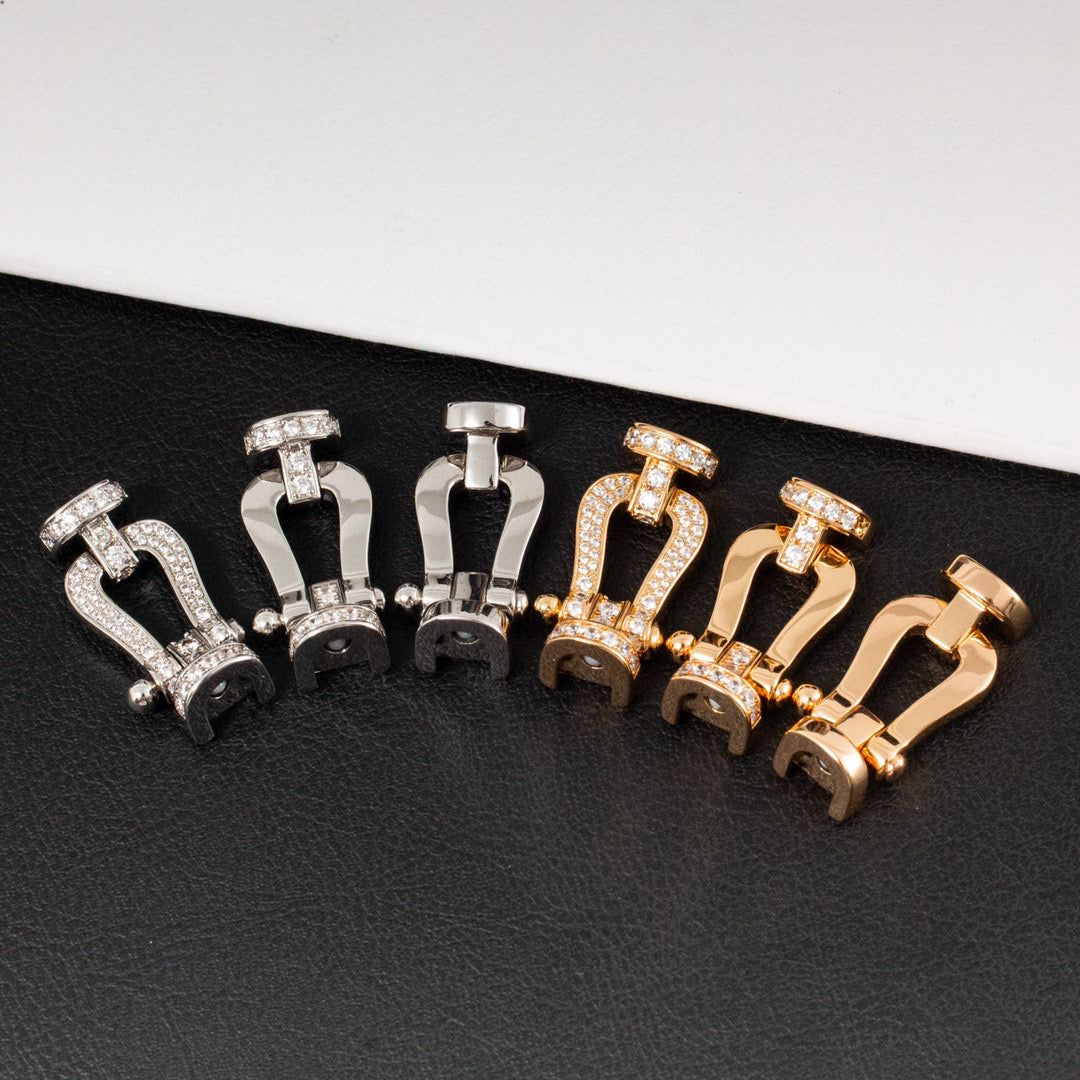 [Eternal Jewelry]FORCE LARGE HORSESHOE FULL DIAMOND BRACELET GOLD