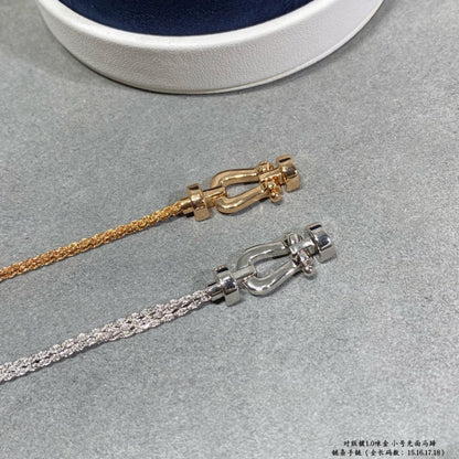 [Eternal Jewelry]FORCE SMALL HORSESHOE  DIAMOND CHAIN ROPE BRACELET