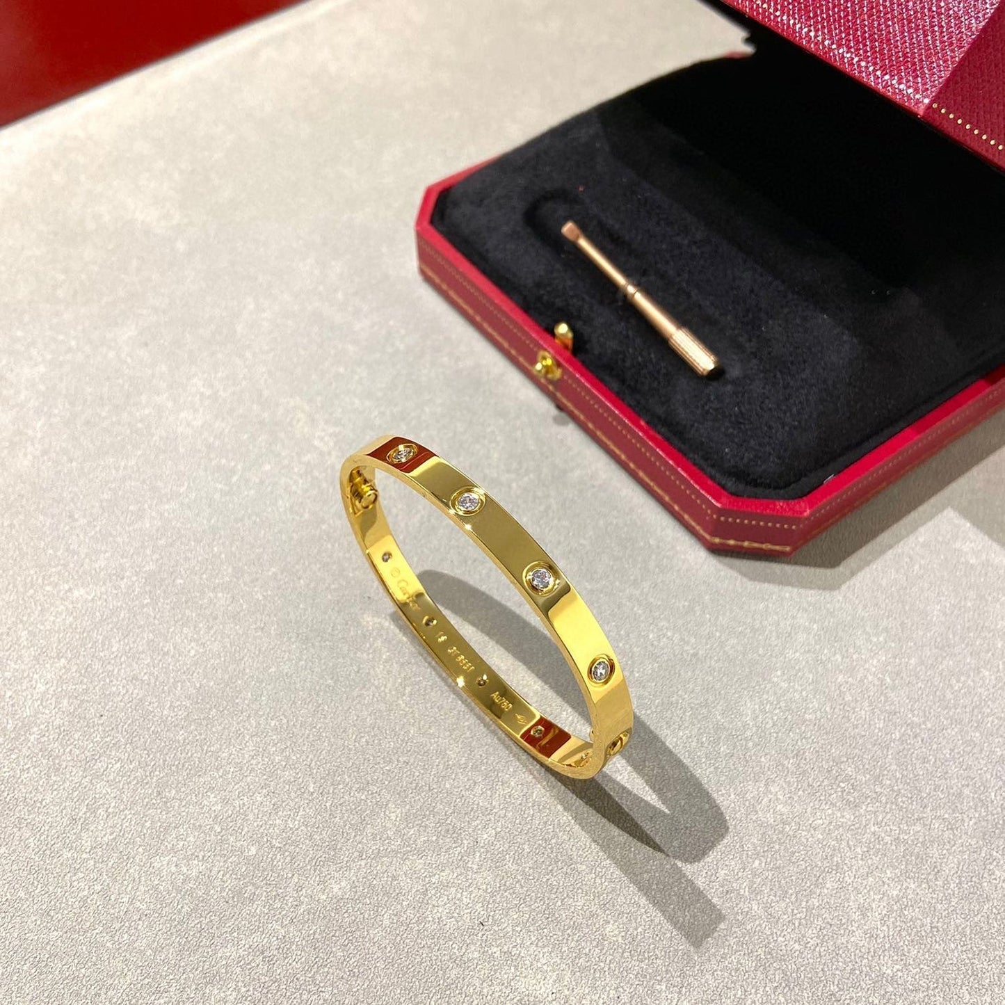 [Eternal Jewelry]LOVE BRACELET 6.1MM 10 DIAMONDS