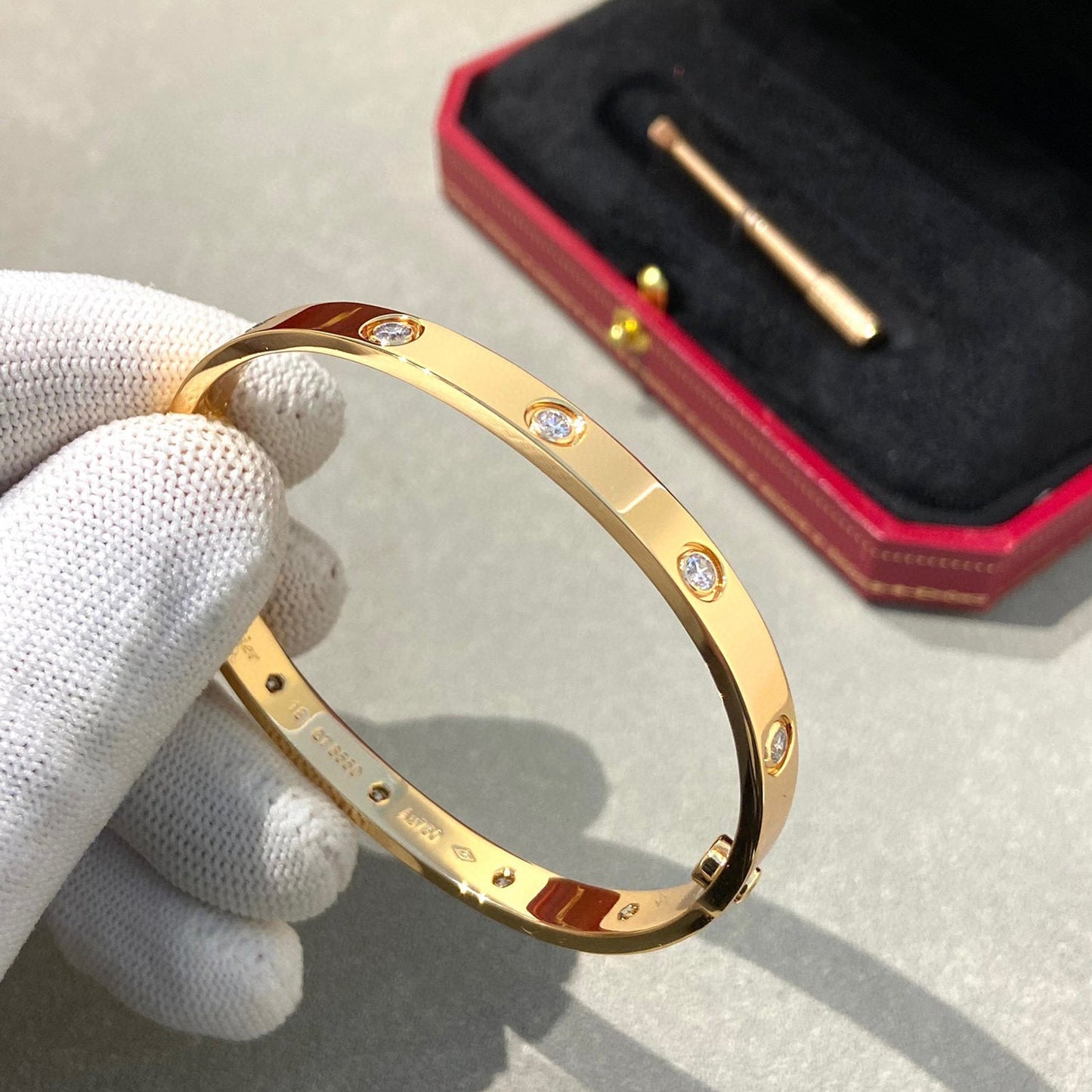 [Eternal Jewelry]LOVE BRACELET 6.1MM 10 DIAMONDS