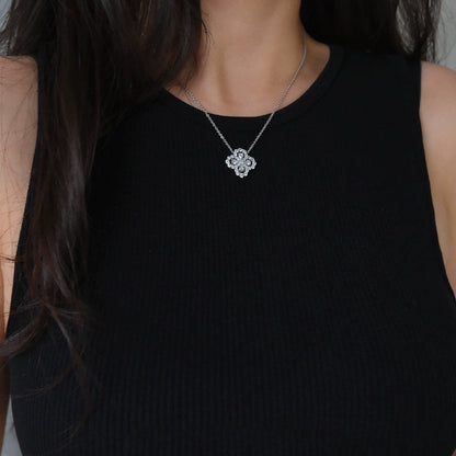 [Eternal Jewelry]LOOP NECKLACE FULL MOTIF DIAMOND COMBINATION
