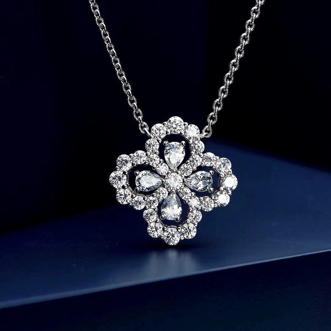 [Eternal Jewelry]LOOP NECKLACE FULL MOTIF DIAMOND COMBINATION