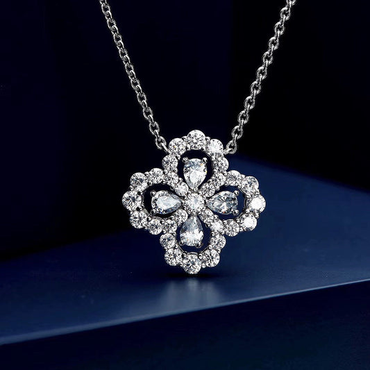 [Eternal Jewelry]LOOP NECKLACE FULL MOTIF DIAMOND COMBINATION