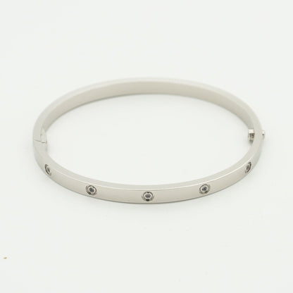 [エターナルジュエリー] LOVE ブレスレット 3.65MM 10Pダイヤ