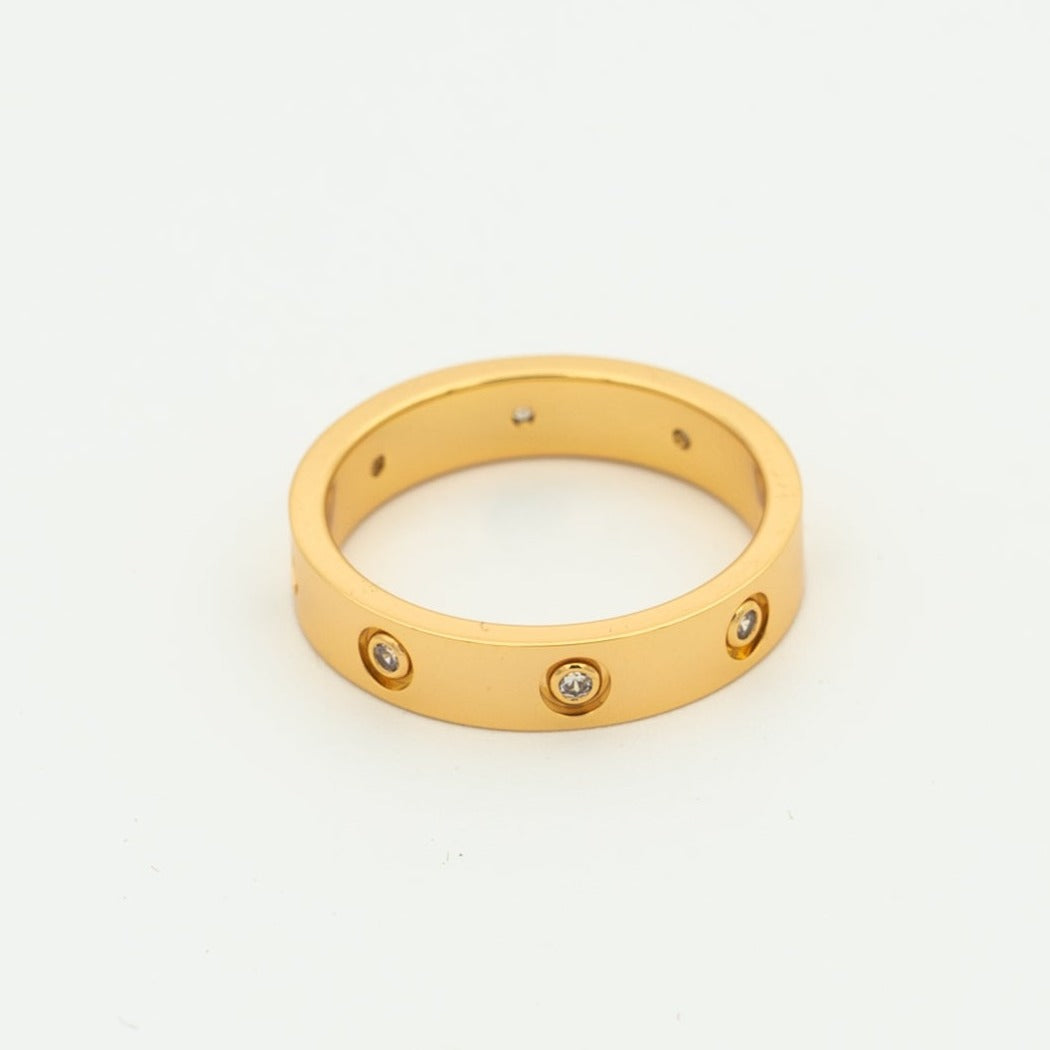 [Eternal Jewelry]LOVE RING 3.6MM 8 DIAMONDS