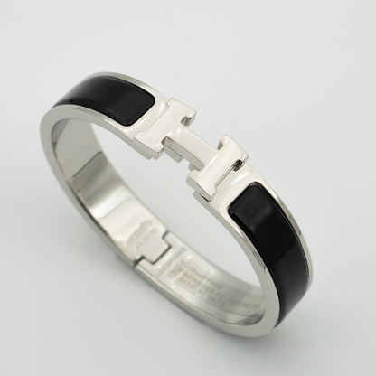 [Eternal Jewelry]H BLACK BRACELET