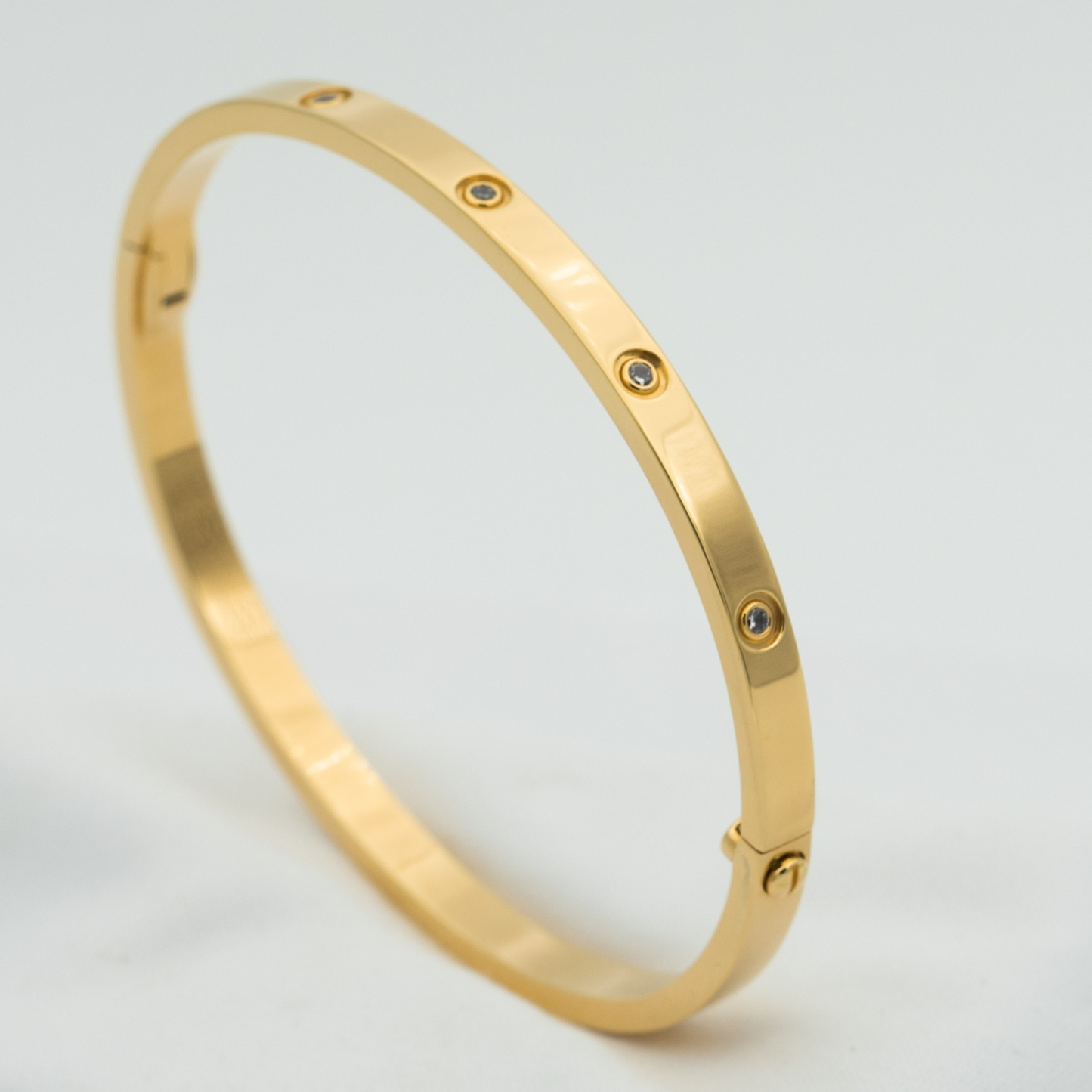 [エターナルジュエリー] LOVE ブレスレット 3.65MM 10Pダイヤ