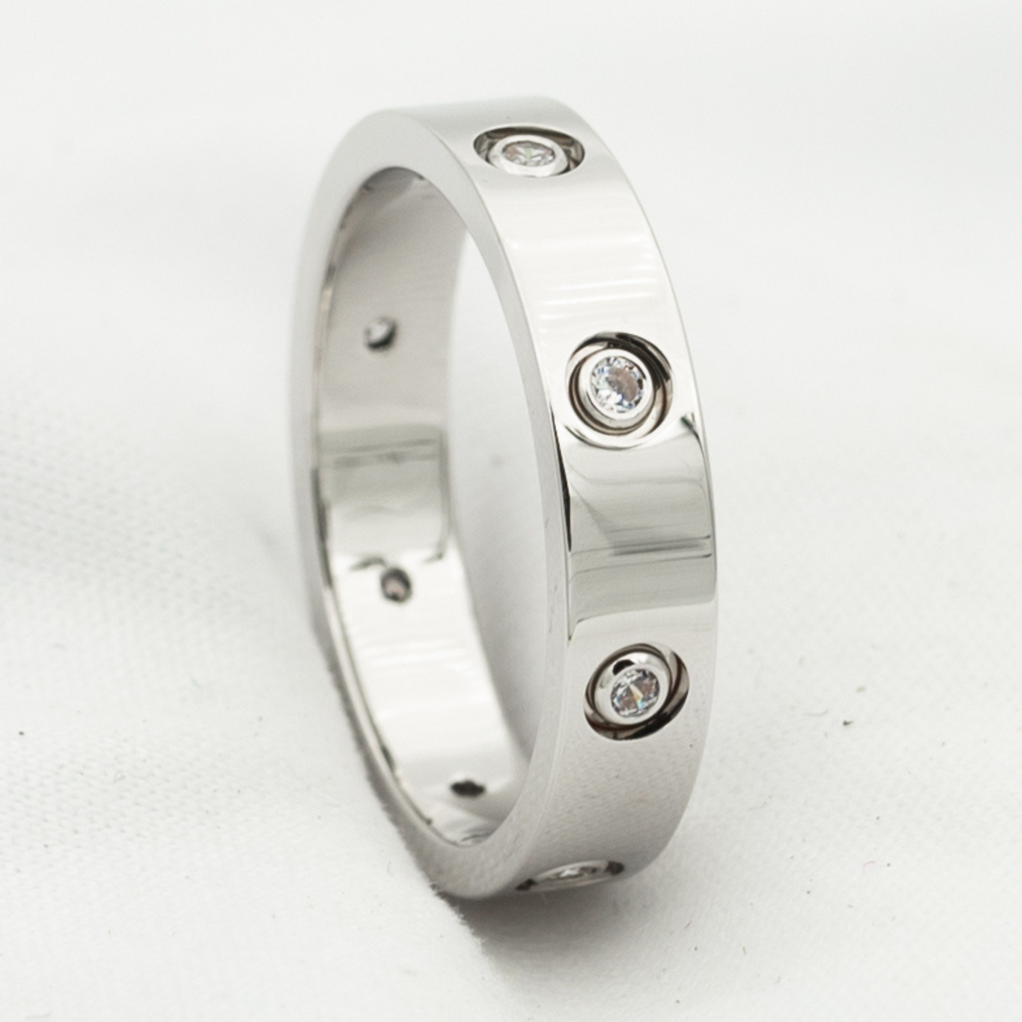 [Eternal Jewelry]LOVE RING 3.6MM 8 DIAMONDS