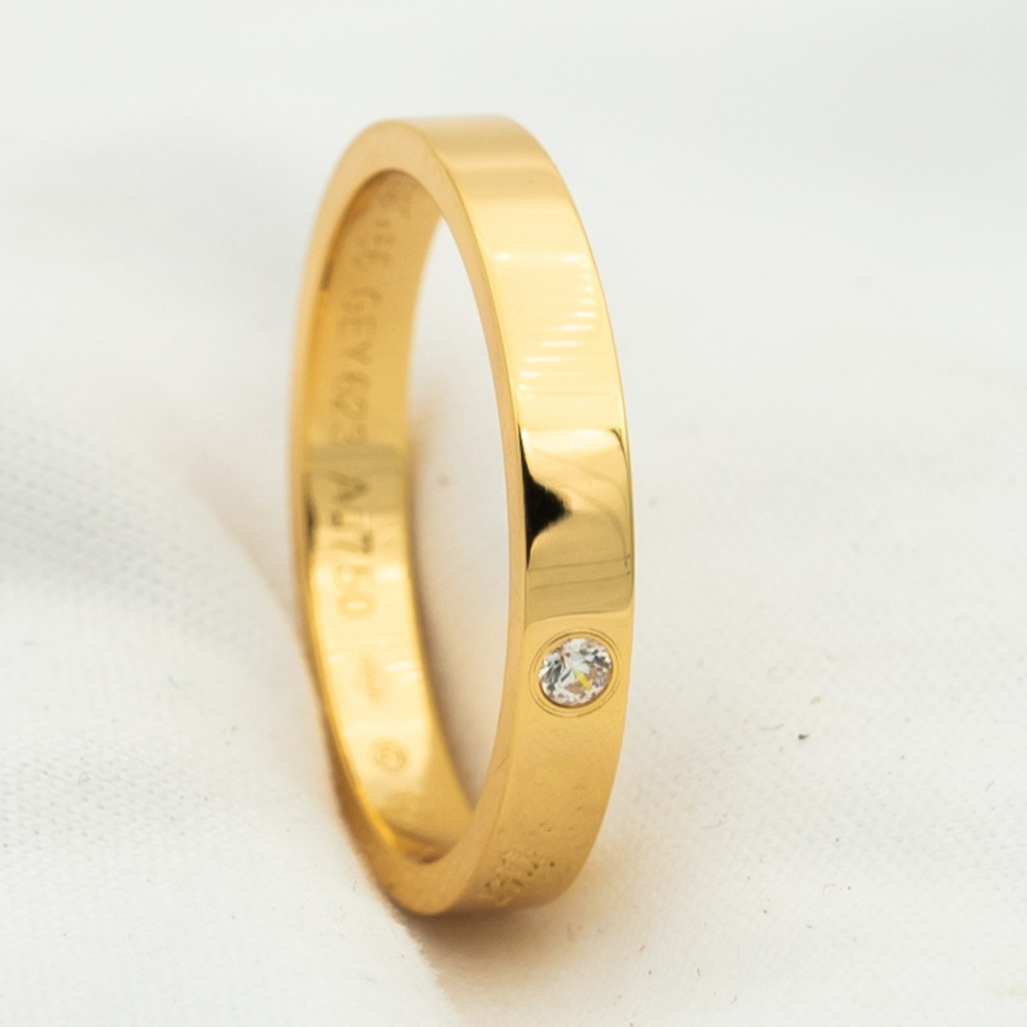 [Eternal Jewelry]LOVE RING 4MM 1 DIAMOND