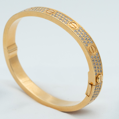 [Eternal Jewelry]LOVE BRACELET 6.1MM DIAMOND-PAVED