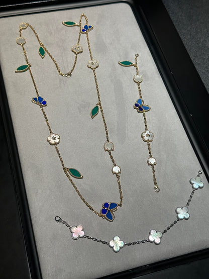 [Eternal jewelry] 26 NEW CLOVER 15 MOTIFS LUCKY NECKLACE