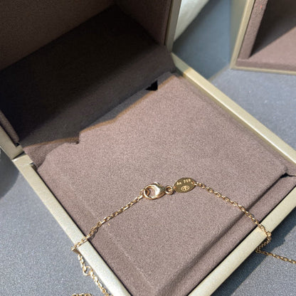 [Eternal Jewelry]JEUX DE PINK GOLD DIAMOND NECKLACE