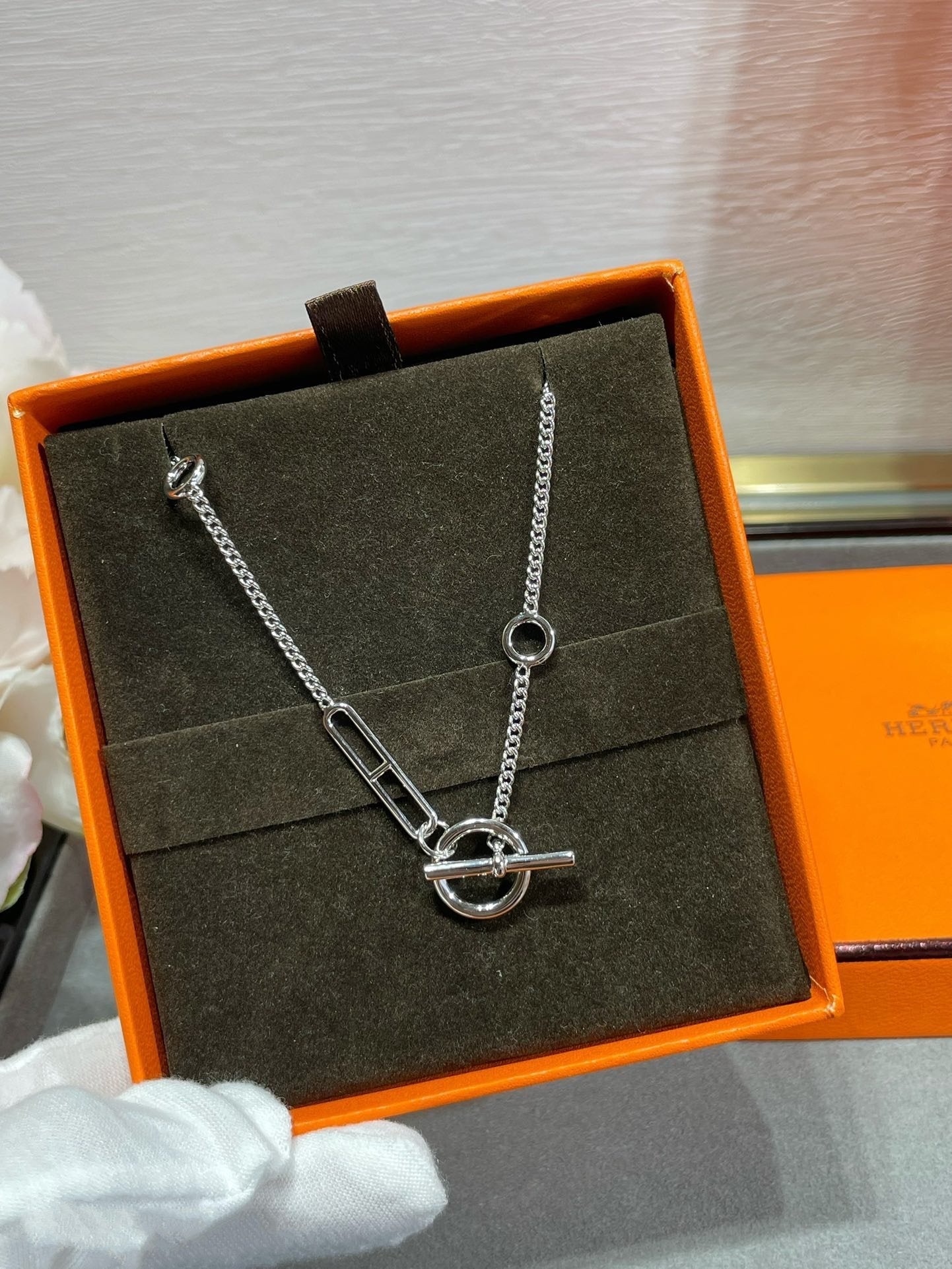 [Eternal Jewelry]HM STERLING CHAINE D'ANCRE HEART