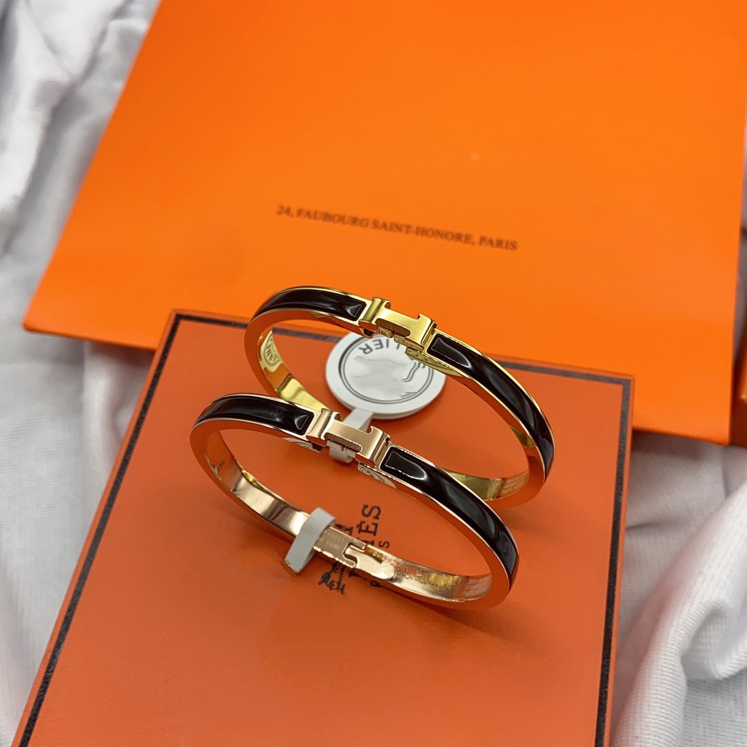 [Eternal Jewelry]CLASSIC HM CLIC BLACK 8MM エナメル ブレスレット