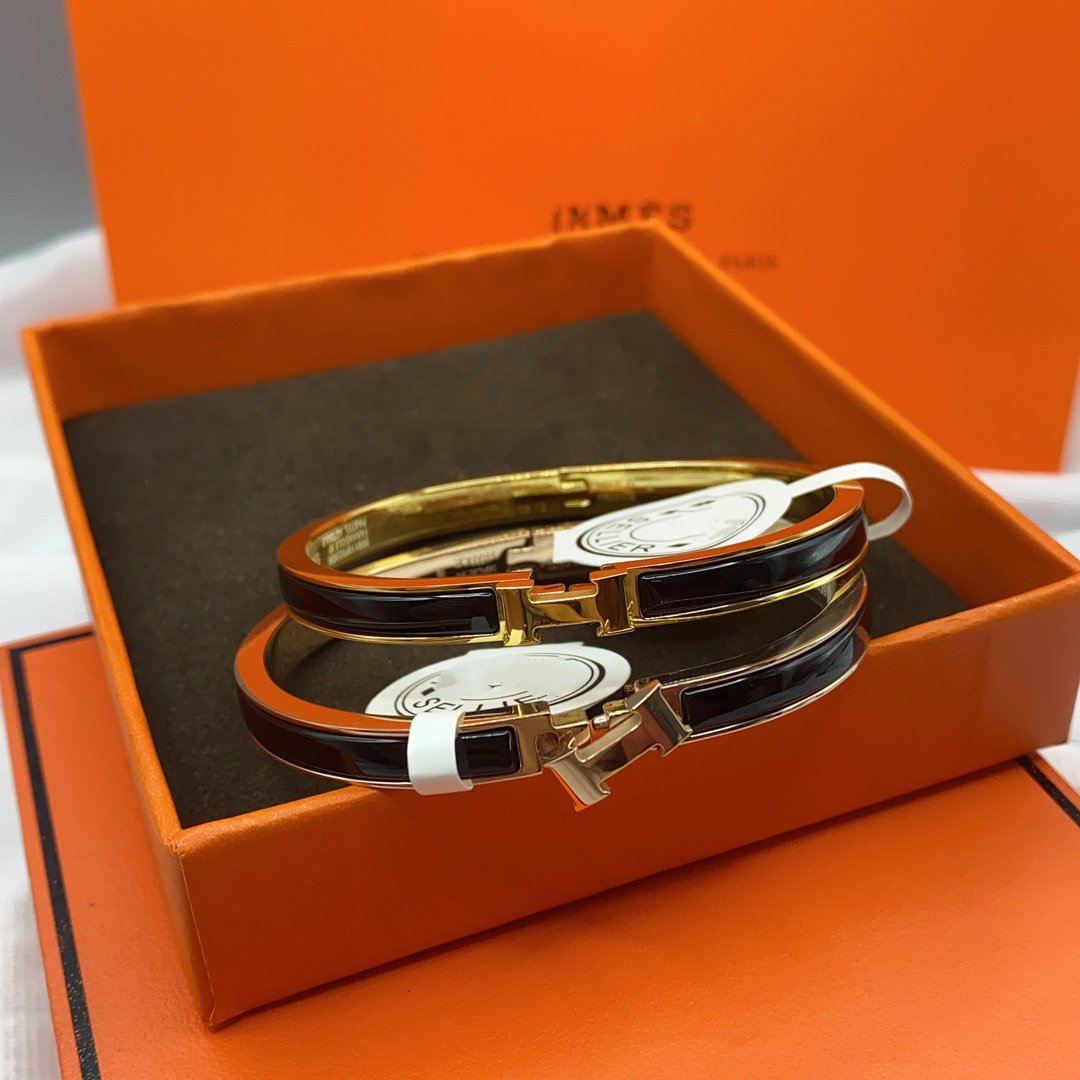[Eternal Jewelry]CLASSIC HM CLIC BLACK 8MM エナメル ブレスレット