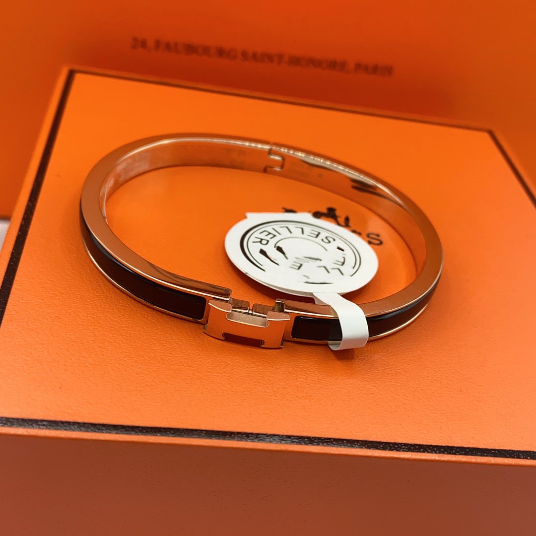[Eternal Jewelry]CLASSIC HM CLIC BLACK 8MM エナメル ブレスレット