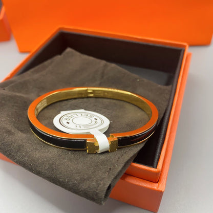 [Eternal Jewelry]CLASSIC HM CLIC BLACK 8MM エナメル ブレスレット