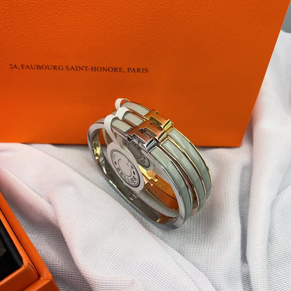 [Eternal Jewelry]CLASSIC HM CLIC GREEN 8MM ENAMEL BRACELET