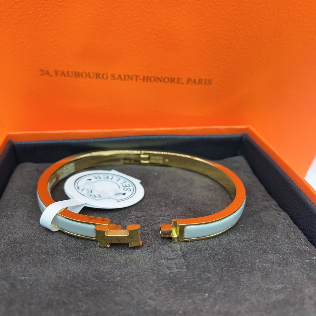 [Eternal Jewelry]CLASSIC HM CLIC GREEN 8MM ENAMEL BRACELET