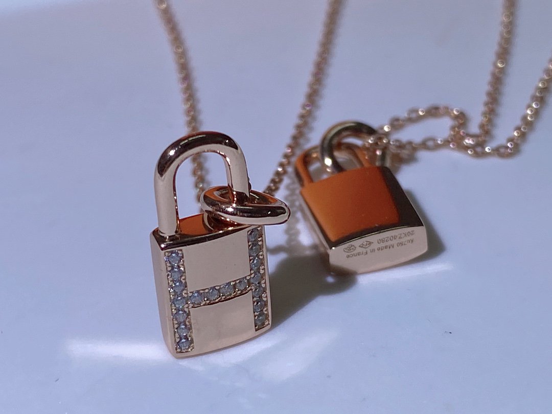 [Eternal Jewelry]HM ADVANCED NICHE LOCK HEAD NECKLACE DIAMONDS