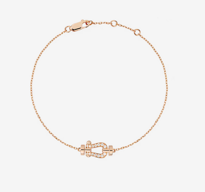 [Eternal Jewelry]FORCE 10 FULL DIAMOND BUCKLE CHAIN LINK MINI MODEL