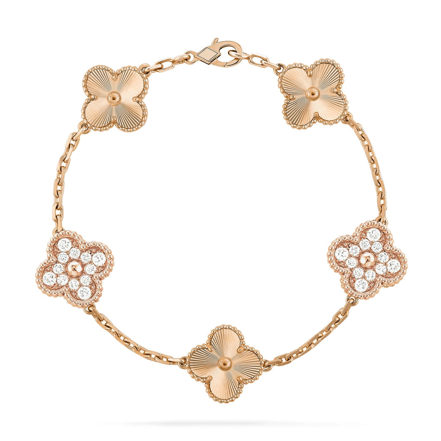 [Eternal Jewelry] CLOVER 5 MOTIF LASER BRACELET COLLECTION