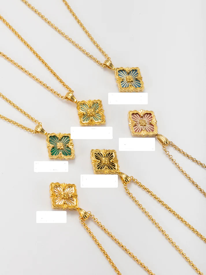 [Eternal jewelry] B.C.L SMALL SIZE ENAMEL NECKLACE£¨Various colors)
