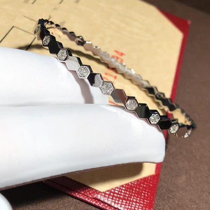 [Eternal Jewelry]BEE LOVE SILVER DIAMOND BRACELET