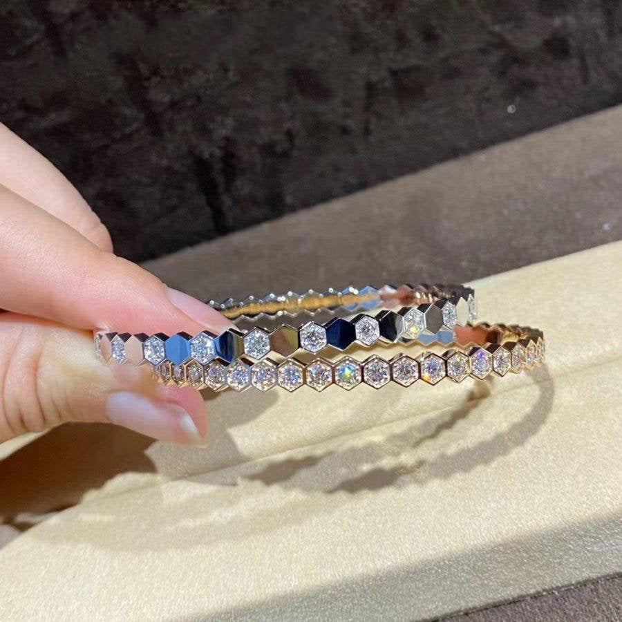 [Eternal Jewelry]BEE LOVE GOLD BRACELET FULL DIAMOND