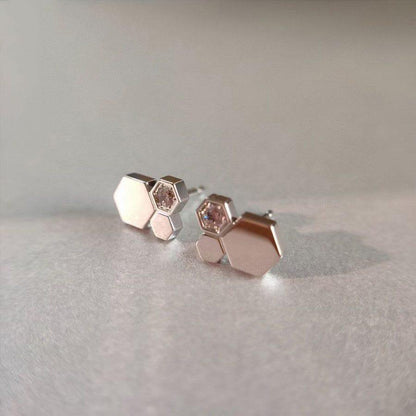 [Eternal Jewelry]BEE LOVE SILVER DIAMOND EARRINGS