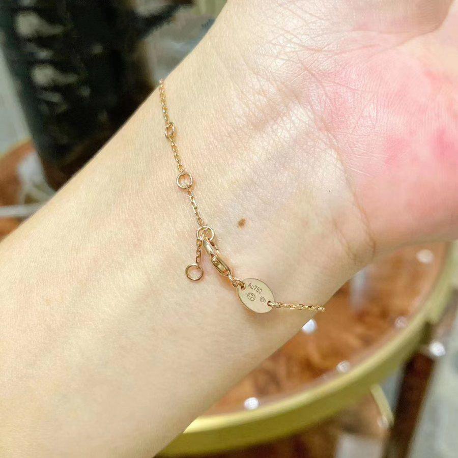 [Eternal Jewelry]JEUX DE BRACELET MOP PINK GOLD DIAMONDS
