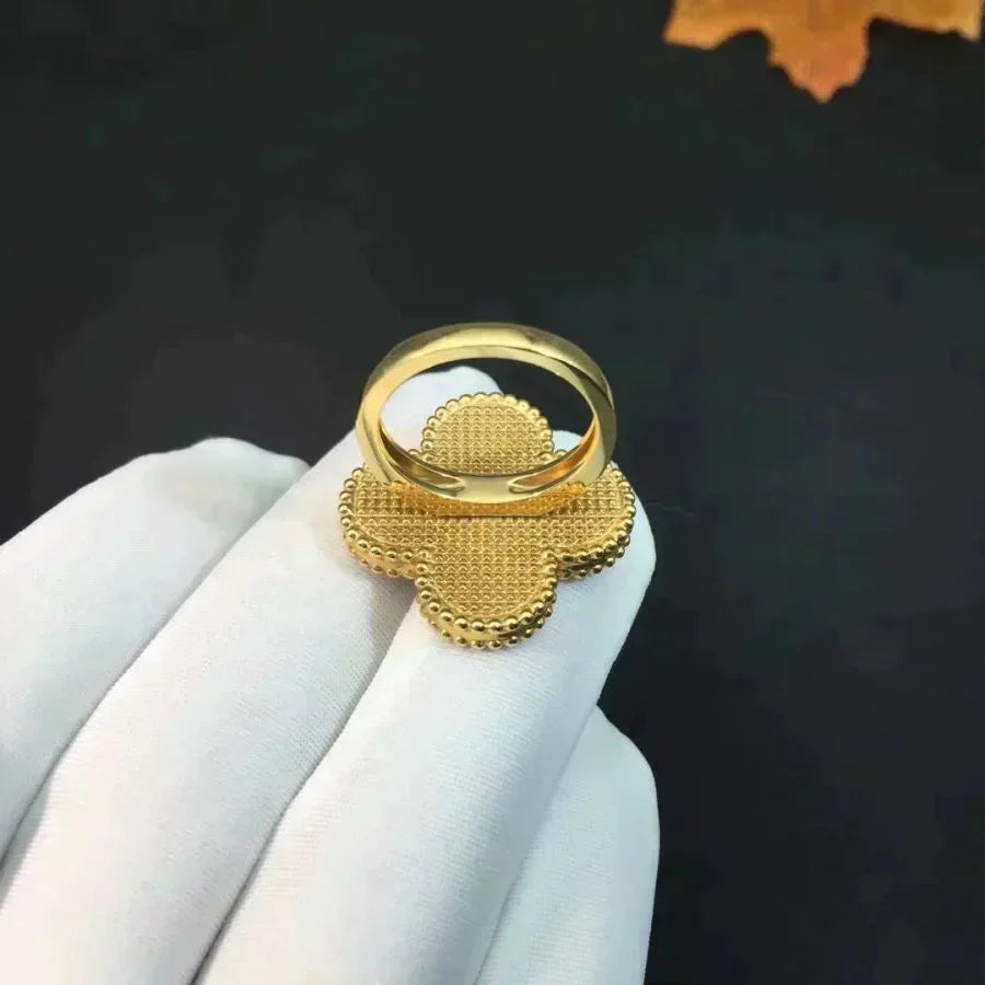 [Eternal Jewelry]CLOVER MALACHITE RING