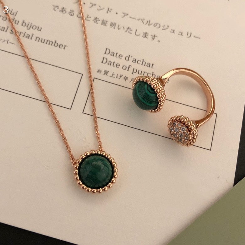 [エターナルジュエリー]ペルレ クルール ダイヤモンド ローズゴールド アントレ レ ドア リング