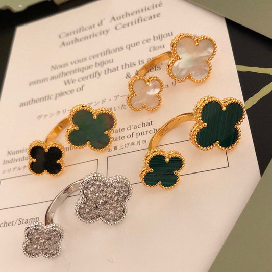 [Eternal Jewelry]CLOVER BETWEEN THE FINGER RING